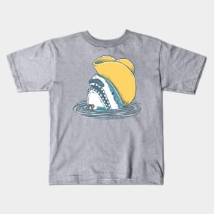 Funny Hat Shark Kids T-Shirt